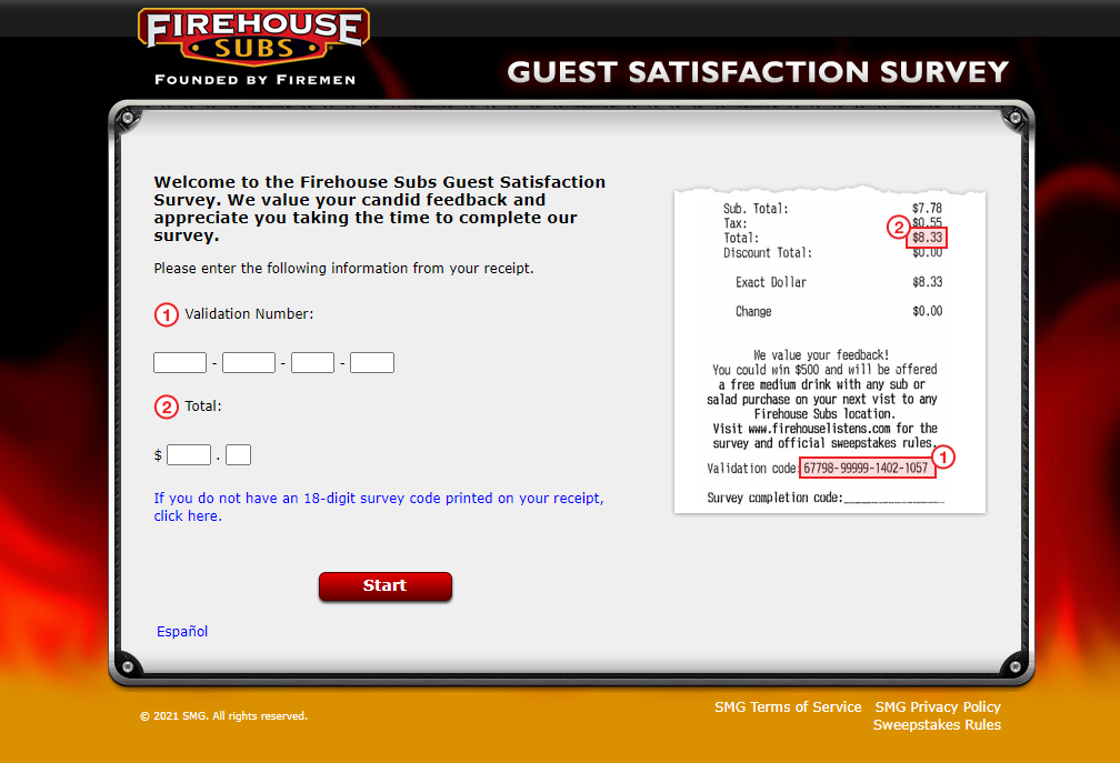 Firehouse Guest Satisfaction Survey