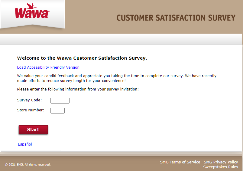 Wawa Customer Satisfaction Survey