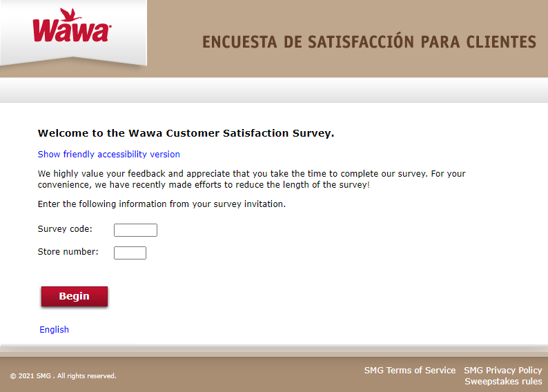 Wawa Customer Satisfaction Survey