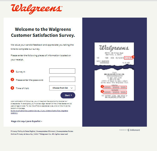 Walgreen Survey