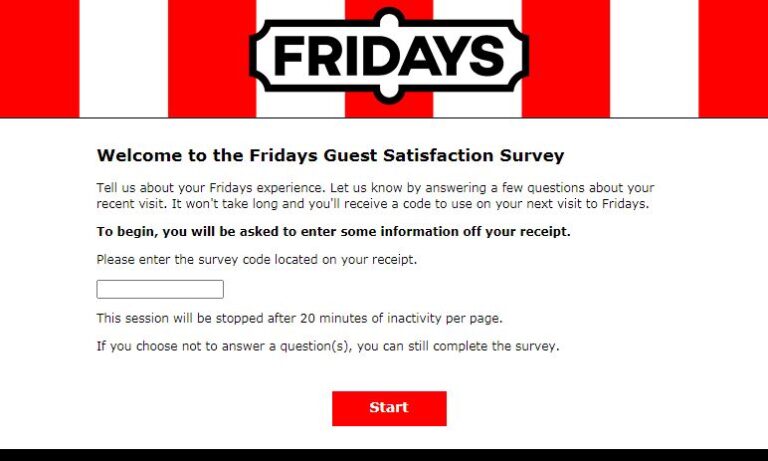 TGIfridays Survey