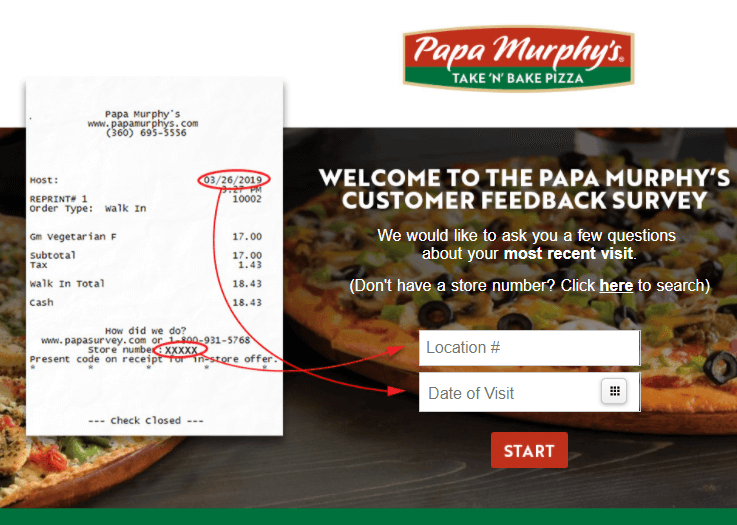 Papa Murphys Survey