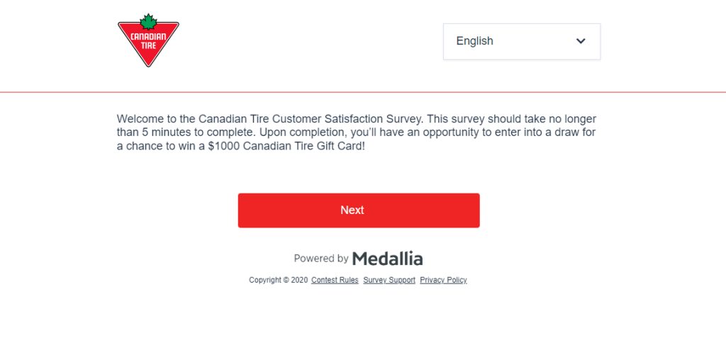 Canadian Tire Survey 