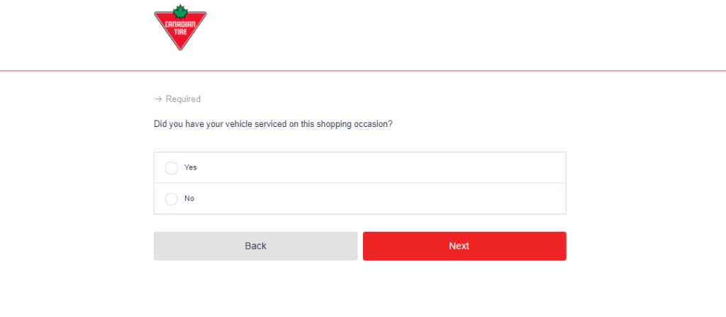 Canadian Tire Survey 