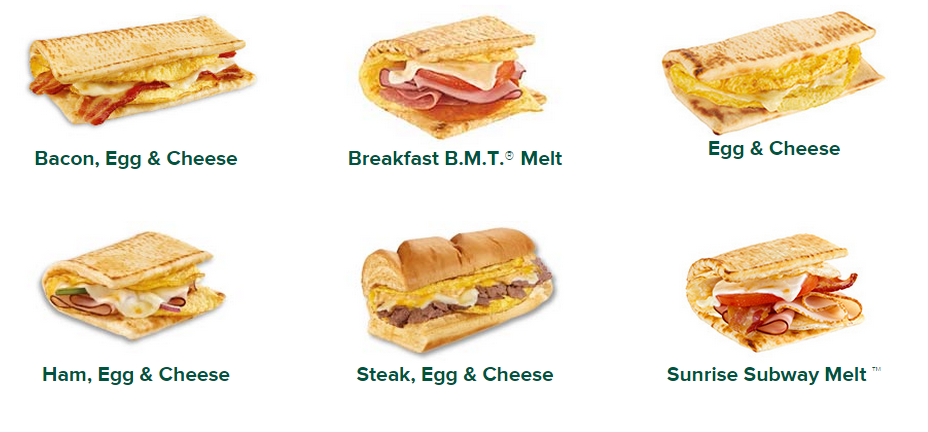 Subway Breakfast Hours