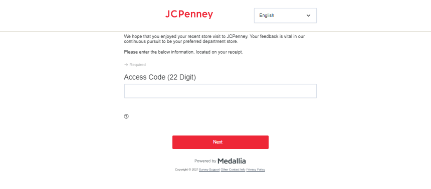 JCPenney Survey 