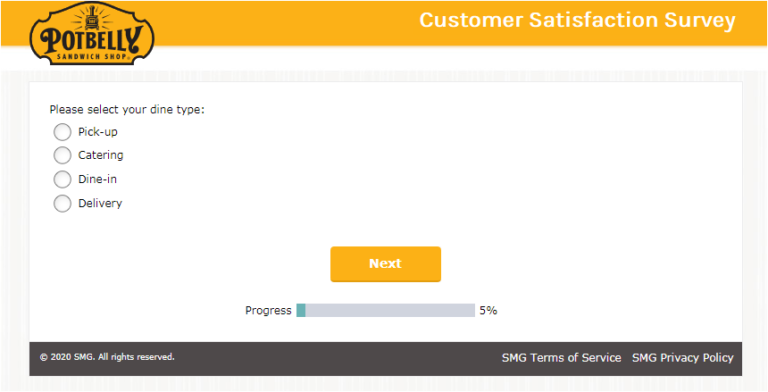 Potbelly Listens Survey