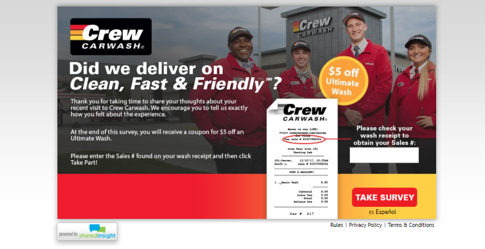 Crew Carwash Survey