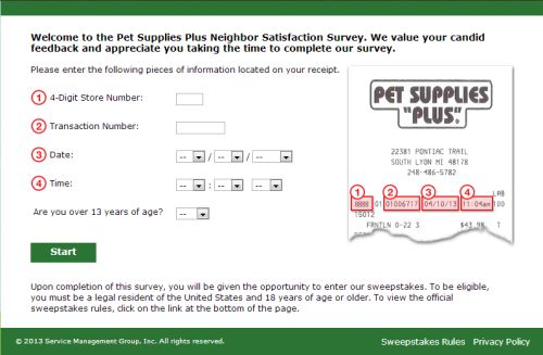 Chili's Guest Satisfaction Survey