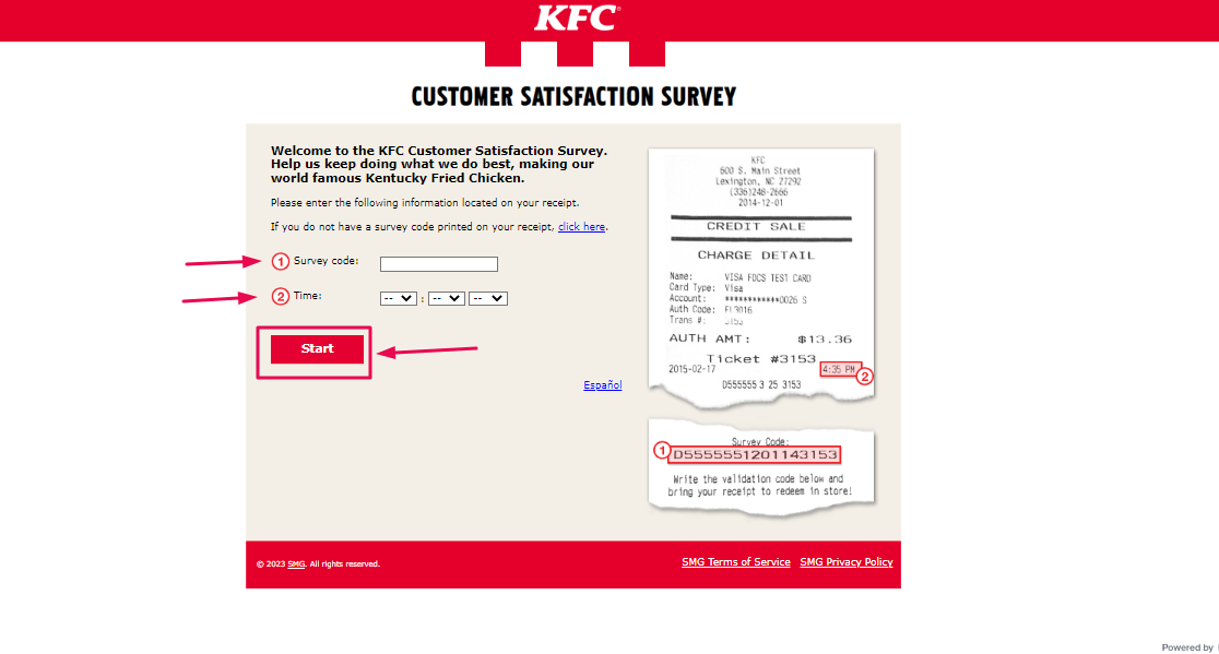 KFC Customer Satisfaction Survey @ www.mykfcexperience.com
